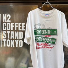山下達郎 ON THE STREET CORNER 2 Tシャツ　未使用M激レア 山下達郎 ON THE STREET CORNER 2 Tシャツ 未使用M激レア - メルカリ