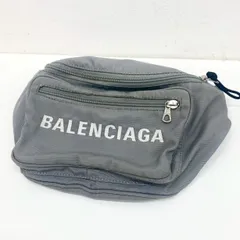 バレンシアガ　BALENCIAGA ボディバッグ カーキ 刺繍ロゴ カーキ 2025年最新】バレンシアガ ボディバッグ・ウエストポーチの人気