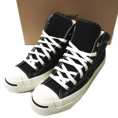 新品 CONVERSE ADDICT コンバースアディクト 23AW JACK PURCELL CANVAS MID ジャックパーセル キャンバス ミッド 1AD673 US5(23.5cm) BLACK スニーカー シューズ g22149
