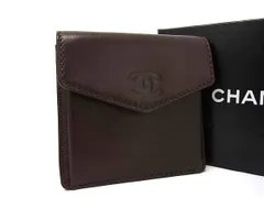 ■新品■未使用■ CHANEL シャネル ココマーク レザー コインケース コインパース 小銭入れ レディース メンズ ブラウン系 AY5137