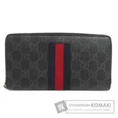 GUCCI グッチ 408831 GGスプリーム シェリーライン 長財布（小銭入れあり） PVC メンズ [中古]