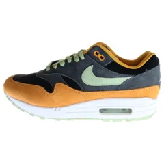 NIKE (ナイキ) AIR MAX 1 DUCK PACK HONEY DEW エアマックス1 ダックパック ハニーデュー ローカットスニーカー グレー/ブラック/オレンジ US8.5/26.5cm DZ0482-001