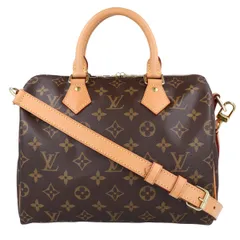 【Louis Vuitton】ルイ・ヴィトン スピーディ バンドリエール25 M46977 モノグラム ブラウン系 ミニボストン ボストンバッグ ショルダーバッグ ハンドバッグ 2WAY 【中古】 USED-A 【9356】