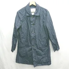 ◇ ⊇ URBAN RESEARCH ROSSO 撥水加工 長袖 ステンカラーコート サイズM ネイビー レディース E  【1412260049269】