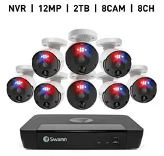 こぷたー スワン防犯カメラ 4台セット 【未使用品】 Swann（スワン）4CH 1080 DVRシステム 1TB ドーム型 カメラ4台