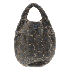 【美品】  mina perhonen / ミナペルホネン | tambourine タンバリン 刺しゅう ウール混 エッグ ハンドバッグ | グレー | レディース