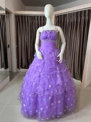 美品★値下げ中！スウィートフラワー ❇︎ ラベンダードレス