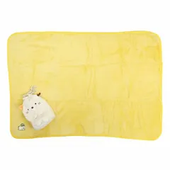  すみっコぐらし ひざ掛け マスコット巾着付きブランケット もぎゅっとねこ 