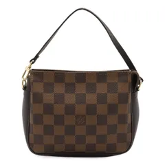 ルイヴィトン　化粧ポーチ　ダミエ【中古】保存袋あり LOUISVUITTON ルイ ヴィトン ダミエ 化粧ポーチ - メルカリ