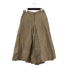 Whim Gazette  ウィムガゼット フレアワイドパンツ size38/ベージュ
