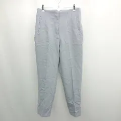 ◇ Θ ZARA ザラ ストレートパンツ サイズL ブルー系 レディース E  【1505290009355】