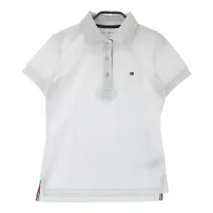 サイズ：S TOMMY HILFIGER GOLF トミー ヒルフィガーゴルフ  半袖ポロシャツ  ホワイト系 [240101479478] ゴルフウェア レディース ストスト