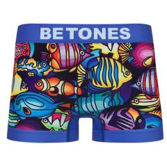 【新品】BETONES ビトーンズ FISH JEWEL2 BLUE メンズ フリーサイズ ボクサーパンツ