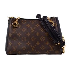 【LOUIS VUITTON】 ルイ・ヴィトン スレンヌBB M43775 モノグラムキャンバス ブラウン系 カーフレザー ブラック ショルダーバッグ チェーンショルダー レディース 【中古品】 USED-A 【9304】