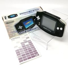 任天堂　ゲームボーイ　AGB-001アドバンス　動作確認済み　箱あり　ブラック　管理番号KKVNKO976