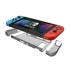 Nintendo Switch 専用 クリアケース クリアブラック ハードケース Joy-Con 傷防止[ゲーム][定形外郵便、送料無料]