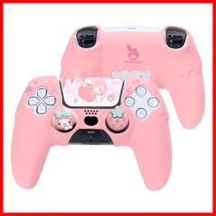 【即発送】ピンク 保護カバー プレイステーション5 保護ケース コントローラー コントローラー PS5 PS5 スキンケース ソフト シリコン製 カバー Kuitmor