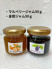 《ミニマルベリージャム50ｇ・ミニ金柑ジャム50ｇ》２本Set