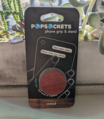 【値下げ】Woodシリーズ ローズウッド ポップソケッツ 携帯アクセサリー