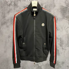 新品未使用タグ付き☆MONCLER ストライプライン トラックジャージ S　黒 MONCLER - 新品未使用☆MONCLER ストライプライン トラック