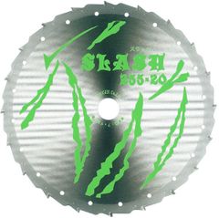 【草刈用 刈払機 巻付防止 チップソー】SLASH(スラッシュ)255X20X25.4 1枚