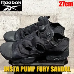 リーボック インスタポンプフューリー サンダル 27cm ブラック 黒 Reebok  INSTAPUMP FURY SANDAL