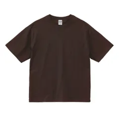 ☆ 237.ダークチョコレート ☆ XLサイズ ☆ ユナイテッドアスレ 6.5オンス ボックスシルエットTシャツ United Athle ユナイテッドアスレ Tシャツ 6.5オンス 1108-01 メンズ ティーシャツ ティシャツ 半袖Tシャツ