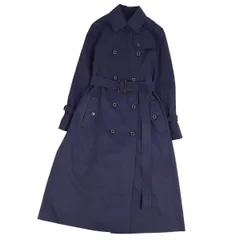 美品 ブルーレーベル クレストブリッジ BLUE LABEL CRESTBRIDGE コート トレンチコート 裏チェック ライナー付き アウター レディース 38(M相当) ネイビーのサムネイル