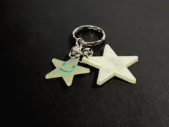 WINTEC スター型キーホルダー 蓄光タイプ 自転車用アクセサリー