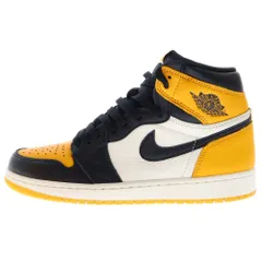 NIKE (ナイキ) AIR JORDAN 1 RETRO HIGH OG Taxi エア ジョーダン 1 レトロ タクシー ハイカットスニーカー イエロー/ブラック US8.5/26.5cm 555088-711