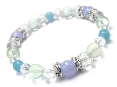 「イライラ解消」 ヒーリング パワーストーン ブレスレット レディース 天然石 数珠 アクセサリー レディースブレスレット