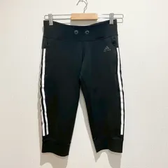 adidas  climalite アディダス クライマライト　レディース　パンツ　ハーフパンツ　ショートパンツ　クロップドパンツ　トラックパンツ　無地　サイドライン　ブランドロゴ　ブランドマーク　ブラック　スポーツ　シンプル　カジュアル　SU299h729
