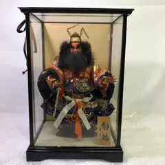 廣栄作 風雲鍾馗 4号ケース （新品 五月人形 廣栄作 鍾馗 4号 前
