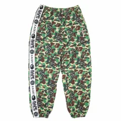 セントマイケル×エイプ★24SS ロゴテープ迷彩ハートカモトラックパンツ セントマイケル×エイプ☆24SS ロゴテープ迷彩ハートカモトラック