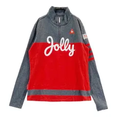 サイズ：M LE COQ GOLF ルコックゴルフ  ハーフジップ 長袖Tシャツ  オレンジ系 [240101405146]# ゴルフウェア レディース ストスト