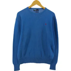 古着 ラルフローレン Ralph Lauren コットンニットセーター クルーネック(丸首)/eaa506264