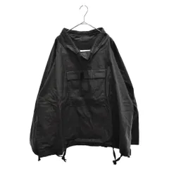 Martin Margiela (マルタンマルジェラ) 21SS Coated Ramie Fabric Pull Over コーティングスモックジャケット S50AM0492 ブラックのサムネイル