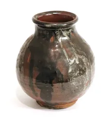 壺型花瓶・花器・陶器・焼き物・No.200802-12・梱包サイズ60