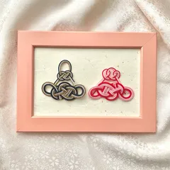 加賀水引雛人形　熨斗雛　津田千枝氏作 加賀水引雛人形 熨斗雛 津田千枝氏作