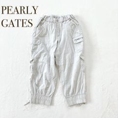 PEARLY GATES パーリーゲイツ　カーゴパンツ　ウエストゴム　アウトドア　ドロスト　調節