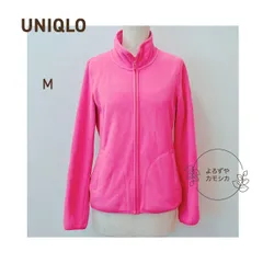 古着　UNIQLO　裏起毛　フリース　ジャケット　レディース　Mサイズ　ピンク