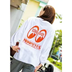 MOON Big Eyeshape ロングスリーブTシャツ (TML899WO) /MOONEYES ムーンアイズ アメリカン雑貨 ロンT