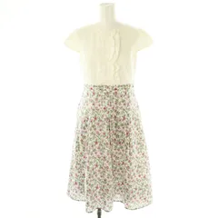 トッカ TOCCA PRIMAVERA ドレス ワンピース 0 オフホワイト マルチカラー /DO ■OSのサムネイル