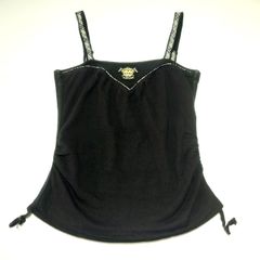 バーバリー ブルーレーベル キャミソール ノバチェック ブラック 黒 38サイズ Burberry