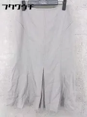◇ TRUSSARDI トラサルディ バックジップ 膝丈 フレア スカート サイズ40 グレー レディース 【中古】 【1002801181789】のサムネイル