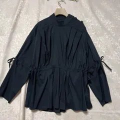 RUIRUE boutique タック入り長袖シャツブラウス　S リボン