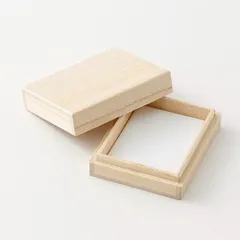 【在庫処分】箱義 桐箱 白台紙あり ケース 日本産 5サイズあり (小：内寸84×63×H27mm)