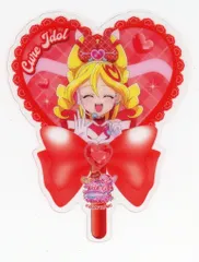 映画キミとアイドルプリキュア♪ 来場者特典 うちわ型クリアカード(シークレット) 第1弾