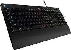 【中古】Logicool G ロジクール G ゲーミングキーボード 有線 G213r パームレスト 日本語配列 独自のMech-domeスイッチ キーボード 静音 LIGHTSYNC RGB