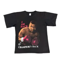 B*M様 【ヴィンテージ】マイクタイソン 86年 MADE IN USA 80' 2025年最新】マイクタイソンtシャツの人気アイテム - メルカリ